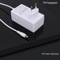 Alimentation électrique, prise européenne AU UK, 2,1 mm DC 12V 3A 36W, adaptateur secteur de bureau certifié FCC
