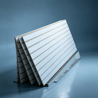 Tuiles de toiture en panneaux composites SIP, laine de roche ignifuge pour entrepôts industriels