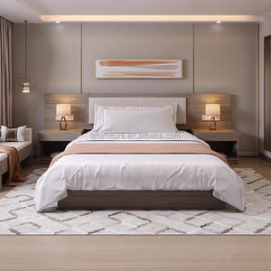 Juego de Muebles para Dormitorio de Hotel, Personalizable, Cama King/Queen, Mesa de Noche, Armario, Muebles para Habitación de Hotel, Directo de Fábrica, OEM, ODM - Product Image 4