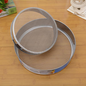 6 टिकाऊ स्टेनलेस स्टील के आटे का सेट घरेलू बेकिंग कोनर्स और स्ट्रेनर्स धातु सामग्री - Product Image 2