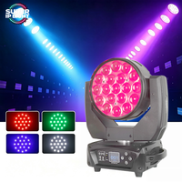 Projecteur LED mobile 19x15W RGBW 4-en-1 8~58 °   Zoom Pixel Dimming DMX RDM