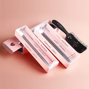 Scatola di plastica della spazzola per capelli che imballa la scatola di plastica trasparente che imballa l'imballaggio della scatola di plastica per il pettine dei capelli