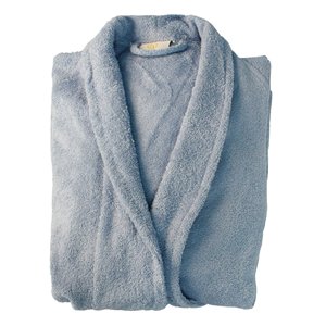 Albornoz de hotel tamaño King de felpa, bata de algodón duradera con bolsillos grandes para huéspedes corpulentos en alojamientos de hotel - Product Image 3