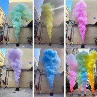 Machine à fumée colorée haute puissance pour effets spéciaux de scène extérieure, fontaine d'ambiance pour performance de bar, petite taille