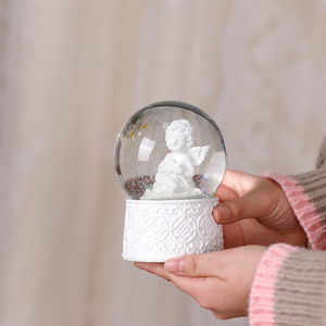 Redeco <span class=keywords><strong>Amazon</strong></span> vendita calda unico fai da te Snow Globe bella natività globo d'acqua resina Snow Globe per la decorazione domestica regalo - Product Image 2