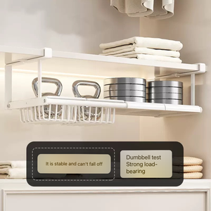 Cesta de Almacenamiento Debajo del Estante, Cestas Colgantes Expandibles Debajo del Gabinete, Organizador de Estantes, Ahorrador de Espacio para <span class=keywords><strong>Cocina</strong></span> - Product Image 2