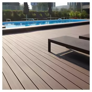 Antiscivolo 3d struttura in legno goffratura Wpc ponte cavo goffratura profonda pannello di Decking composito per piscina pavimento o terrazza - Product Image 1