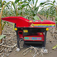 Machine de décorticage de noyau de maïs à haute productivité 1500 Kg/h décortiqueur de batteuse d'éplucheur rapide avec 1 an de garantie de boîte de vitesses