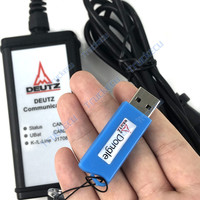 Para Deutz DeCOM SerDia4.0 Software CAN K/L-Line para Deutz DECOM Controllers herramienta de diagnóstico adaptador 4,0 Dongle con CF53 LAPTOP