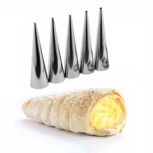 Spirale <span class=keywords><strong>en</strong></span> acier inoxydable Croissant <span class=keywords><strong>Corne</strong></span> Gâteau Moule Boulangerie Pâtisserie Outils - Product Image 5