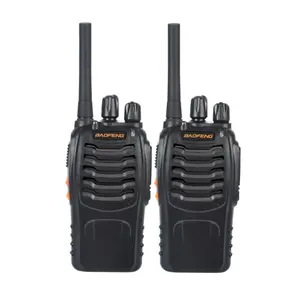 Conjunto de fone de ouvido original preto, durável, para baofeng, BF-888S, rádio, walkie talkie, microfone