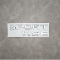 Lettres 3D en ABS, logo SPORT HSE, emblème automobile, autocollants pour coffre arrière de voiture, badges pour accessoires Land Rover Range Rover