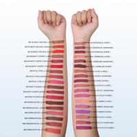 Ensemble de rouges à lèvres minéraux bicolores effet ombré, luxe et tendance - Formule mate longue tenue, waterproof, vegan, estompable, convient à toutes les carnations