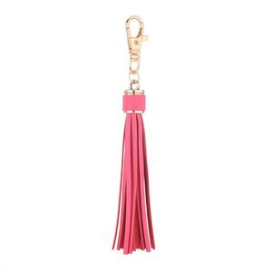 Hot Sale 15cm Long Tassel Keychains PU Leather Keychain Tassels for Woman DIY Pendant <b>Accessories</b> Car Bag Wallet <b>Key</b> Decoration - Product Image 3