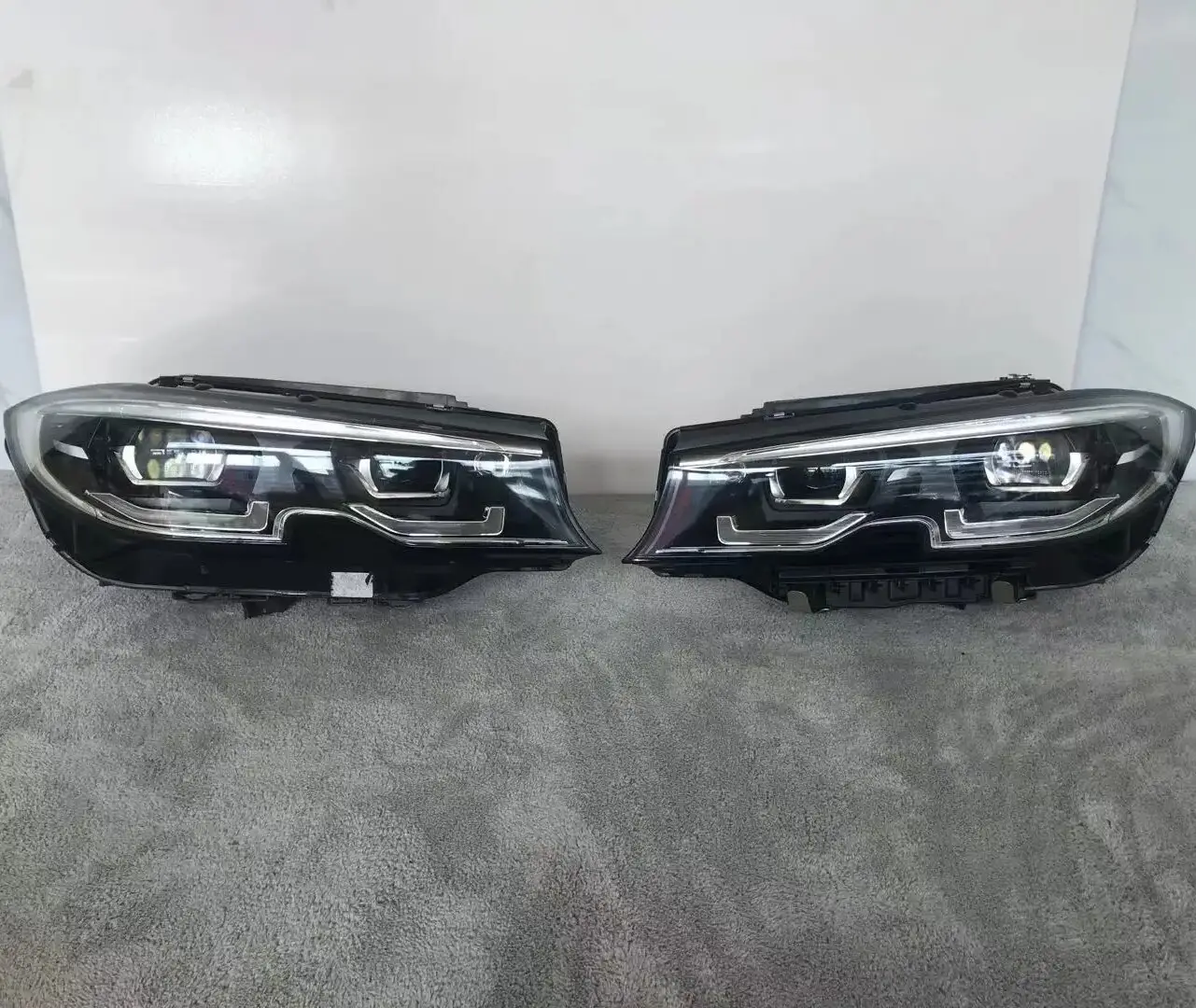 BMW 3 시리즈 M340 자동차 헤드라이트 M340 2019-2021 반조립 전조등 LED 헤드라이트