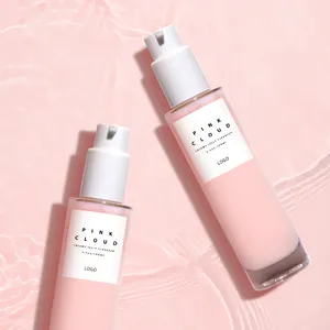 Limpiador Facial de espuma suave, limpieza Facial profunda y Natural, de marca privada, color rosa