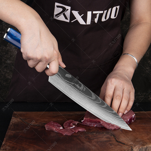 XITUO Chef <strong>Knife</strong> Stainless Steel Cutlery <strong>Kitchen</strong> <strong>Knives</strong> High Carbon Razor <strong>Sharp</strong> Blade Durable Cooking Tool Gift Wholesale - Product Image 5