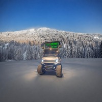 Chariot de golf électrique pour ferme verticale, 6 places, moteur AC 48V 5KW, batterie au lithium, pour chariot de culture et support de plateaux de semis