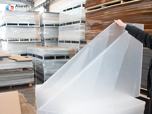 Láminas Acrílicas Alands Perspex <span class=keywords><strong>de</strong></span> 4 Pulgadas y 3 mm <span class=keywords><strong>de</strong></span> Grosor, Transparentes para Publicidad, <span class=keywords><strong>Corte</strong></span> Láser con Logotipo Personalizado, 100% MMA Virgen para Moldeo - Product Image 3