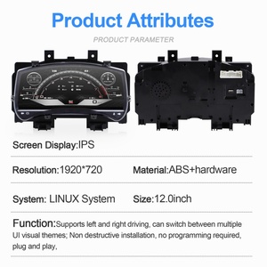 NaviHua 12 Inch <b>Car</b> <b>Digital</b> Cluster Linux System Instrument New Design <b>for</b> Nissan GTR 2009-2017 LCD Dashboard Auto <b>Speedometer</b> - Product Image 4