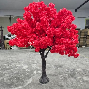 Ramo de damas de honor SPR, plantas de flor de cerezo artificiales de 5 pies, decoración de flores de interior, glicinia, árbol de boda, centro de mesa - Product Image 2