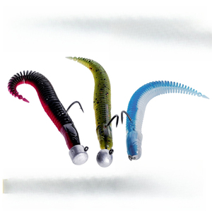 Señuelo blando flotante para pesca <span class=keywords><strong>de</strong></span> loach y insectos, tipo 'light dancing bug', con hilo <span class=keywords><strong>de</strong></span> señuelo 'water noodle', especial para la pesca en aguas negras. - Product Image 1