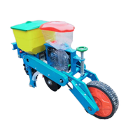 Machine de planteur de graines de maïs à une rangée de tracteur de marche avec semoir de précision de haricot de maïs de fertilisation