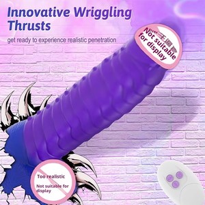 Vibratore Dildo Realistico con Telecomando, Riscaldamento e Spinta per Donne, Giocattolo Sessuale Telescopico - Product Image 4