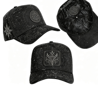 Fabricant Grossiste Haute Qualité G5 Nouveautés Casquettes à Visière Courbe 5 Panneaux en Daim avec Broderie et Logo Métallique