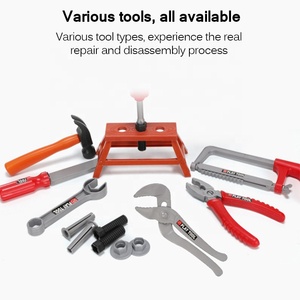 Simulazione per bambini strumento di riparazione <span class=keywords><strong>giocattolo</strong></span> mini <span class=keywords><strong>trapano</strong></span> elettrico e assemblaggio di viti fai finta di giocare accessori per attrezzi <span class=keywords><strong>giocattolo</strong></span> set di attrezzi - Product Image 4