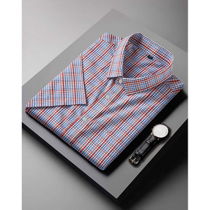 RNSHANGER 5XL 6XL 7XL 8XL 10XL <span class=keywords><strong>camicie</strong></span> <span class=keywords><strong>taglie</strong></span> <span class=keywords><strong>forti</strong></span> moda stile classico Casual in cotone comoda camicia a <span class=keywords><strong>maniche</strong></span> <span class=keywords><strong>corte</strong></span> a quadri - Product Image 2