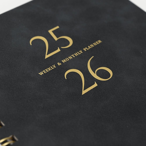 Agenda scolaire 2026-2027 avec spirale, liste <span class=keywords><strong>de</strong></span> tâches, mise en page <span class=keywords><strong>calendrier</strong></span> et design <span class=keywords><strong>de</strong></span> couverture élégant - Product Image 5