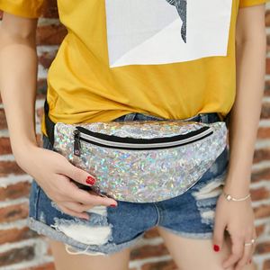 Custom Printing Bling Holographic Fanny Pack Outdoor Sport Girls Women <b>Sequins</b> Bum Belt Bag Laser Glitter Waist Bag - Product Image 4