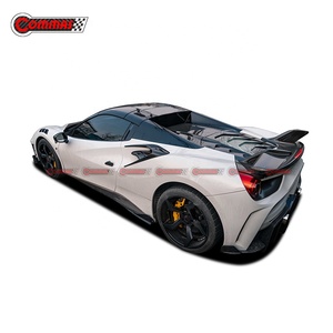 Cubierta de Motor Trasera de Fibra de Carbono Seca de Buena Calidad, Estilo MSY, para Ferrari 488 GTB - Product Image 2