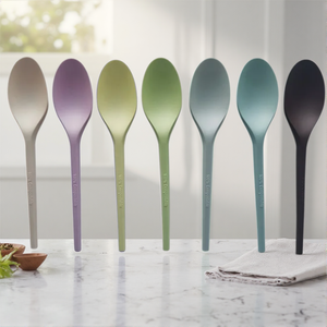 Cuillère à soupe de qualité alimentaire de couleur personnalisée, compostable, en CPLA, couverts jetables, <span class=keywords><strong>vaisselle</strong></span> pour les fêtes, gâteau, dessert, cuillère en <span class=keywords><strong>plastique</strong></span> - Product Image 3