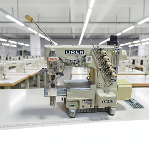 Máquina de Coser Industrial OREN RN9200-C, <span class=keywords><strong>para</strong></span> Ropa Deportiva, Motor de Tipo Lockstitch de Base Plana, Máquina de Coser de Alta Velocidad <span class=keywords><strong>para</strong></span> Uniformes Escolares - Product Image 1