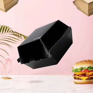 Custom Printed Recycled Containers Take Away Food Burger Hamburger Box Packaging Sushi Cake Cookie Cheesecake Paper Boxes