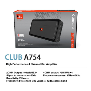 CLUB A754 4-Channel High Power Car <b>Amplifier</b> with 2-Way <b>Speaker</b> Design and Iron Construction - Product Image 6