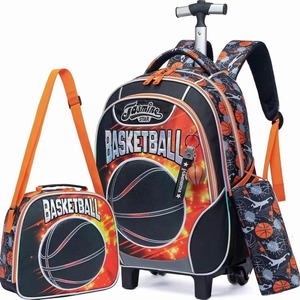 <span class=keywords><strong>Sac</strong></span> d'école pour enfants tendance, grand <span class=keywords><strong>sac</strong></span> à <span class=keywords><strong>dos</strong></span> pour garçons d'école primaire, boîte à <span class=keywords><strong>lunch</strong></span> de dessin animé, trousse à crayons, <span class=keywords><strong>sac</strong></span> à roulettes pour l'école, ensemble de 3 pièces - Product Image 6