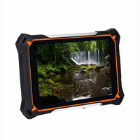 Tablettes Android portables de 8 pouces avec lecteur de codes-barres, tablette robuste pour véhicule, tablette robuste IP67 pour le travail sur le terrain en extérieur