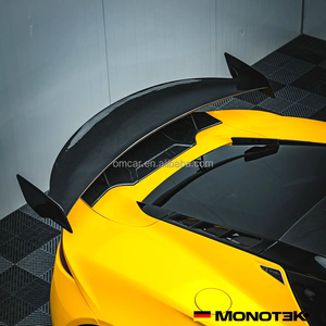 Ala de estilo mono de fibra de carbono seca de alta calidad para Lotus Emira Trunk Spoiler Lip Splitter Body Kit - Product Image 2