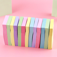 Catatan tempel warna Pastel kantor sekolah kualitas tinggi dengan Logo kustom untuk penggunaan bantalan Memo