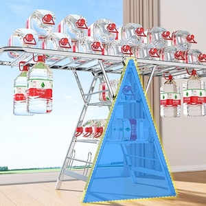 عرض خاص للبيع بالجملة رف معدني قابل للطي لتوفير المساحة رف تجفيف الملابس ورف تخزين مع مصنع محترف - Product Image 4