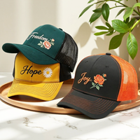 Gorra de Béisbol Trucker Personalizada con Bordado de Logotipo, 100% Algodón, 6 Paneles, Cierre a Presión, Estilo Hip Hop 112 para Hombre
