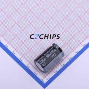 ตัวเก็บประจุอิเล็กโทรไลต์อะลูมิเนียมแบบ Through-Hole รุ่น 100YXJ330M16X25 ขนาด D16xL25 มม. 330uF 20% 100V 2.21A-100kHz - Product Image 1