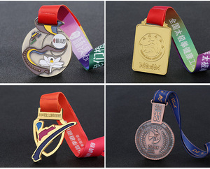 Medallas Conmemorativas Personalizadas de Fábrica con Cintas, Medallas de Alta Calidad para Celebraciones de Carnaval, Medallas de Metal Personalizadas con Esmalte 3D - Product Image 5