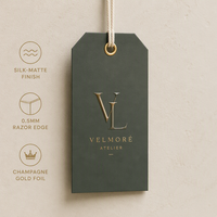 Etiquetas de Papel Sostenible para Ropa, con Diseño de Café Molido, Grabado en Relieve, Cordón de Yute, para Boutiques Ecológicas y Estilos de Vida Sostenibles