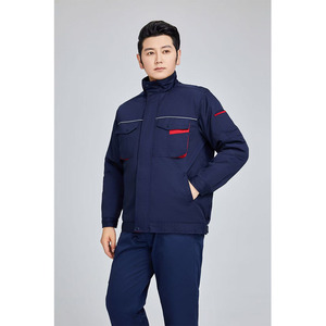 Abbigliamento da lavoro antistatico invernale uomo donna giacca da lavoro all'aperto Multi-tasca resistente all'usura abiti da lavoro officina di fabbrica - Product Image 1