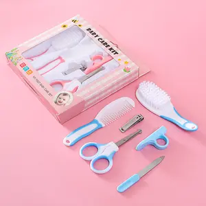 Penjualan Laris Perawatan Bayi Membersihkan 6-Piece Set Produk Mandi Bayi Kotak Sisir Aman Bayi Grosir