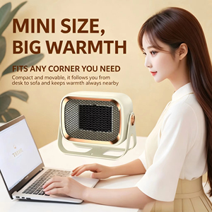 1200W Portable PTC Ceramic Fan <b>Heater</b> Dual Installation Desktop Wall Mounted <b>Space</b> <b>Heater</b> Low Noise Energy Saving Home Office - Product Image 5